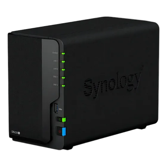 Synology DiskStation DS220+ NAS Server with 2 Bays
