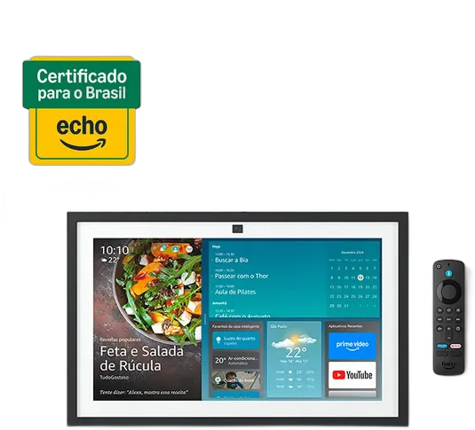 Amazon Echo Show 15 (2nd Generation) Smart Display 15.6" Full HD, White