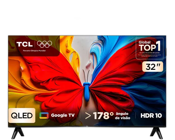 Smart TV 32 Inches FHD 32S5K QLED Dolby Audio TCL