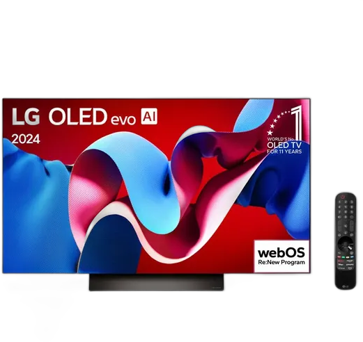 Smart TV 65 LG OLED evo Oled65c4 Alpha 9 AI 4K Gen7 Processor