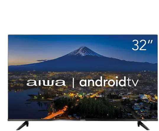 Smart TV AIWA 32" Android HD Ultra-thin Bezel HDR10 Dolby Audio AWS-TV-32-BL-02-A