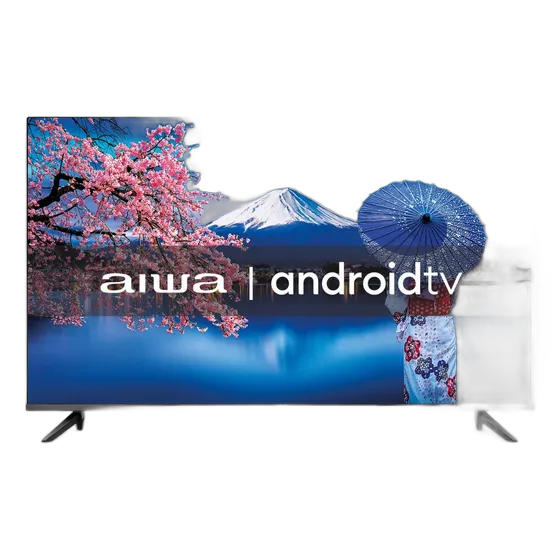 Smart TV AIWA 43" Android Full HD Ultra-thin Bezel HDR10 Dolby Audio AWS-TV-43-BL-02-A