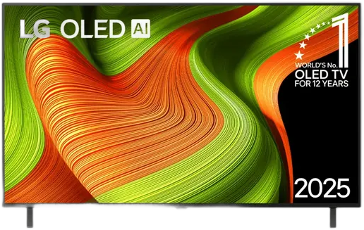 Smart TV LG OLED AI B5 4K 55 inches 2025 ฮฑ9 AI Gen 8 Processor webOS 25 Perfect Colors.
