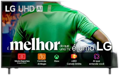 LG UHD AI UA85 Smart TV 50 Inches HDR10 Pro Processor 7 AI Gen 8 webOS 25