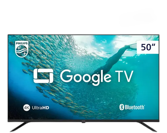 Smart TV Philips 50 4K 50pug7019 Google TV Voice Command