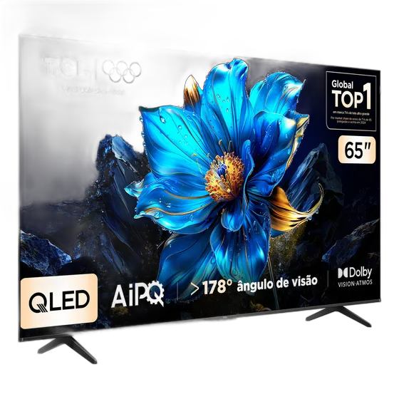TCL Smart TV 65" QLED 4K P7K Wi-Fi Bluetooth Google TV