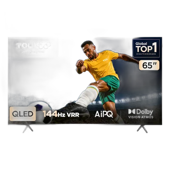 Smart TV TCL 65 Inch QLED 4K P8K WiFi Bluetooth Google TV 144Hz HDR10+ Dolby Atmos Vision 65P8K