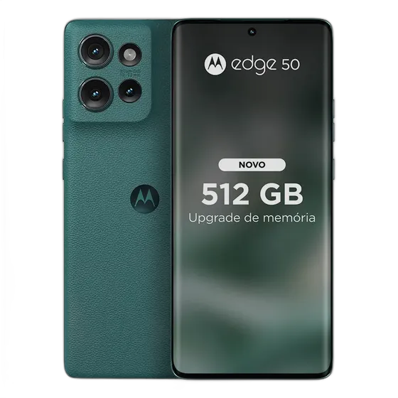 Smartphone Motorola Edge 50 5g - 512gb 24gb (12gb Ram+12gb Ram Boost) 50mp Sony Camera Moto Ai Military Ultra-durability - Green