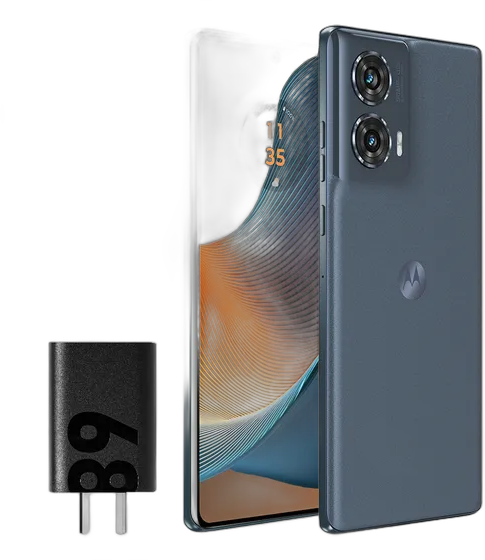 Motorola Edge 50 Fusion 5G Smartphone - 256GB 16GB (8GB RAM+8GB RAM Boost) 50MP Sony AI Camera IP68 NFC - Blue Teal