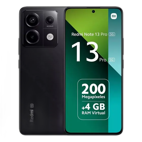 Smartphone Redmi Note 13 Pro 5g 256gb 8ram w/nfc + Black (New with open box)