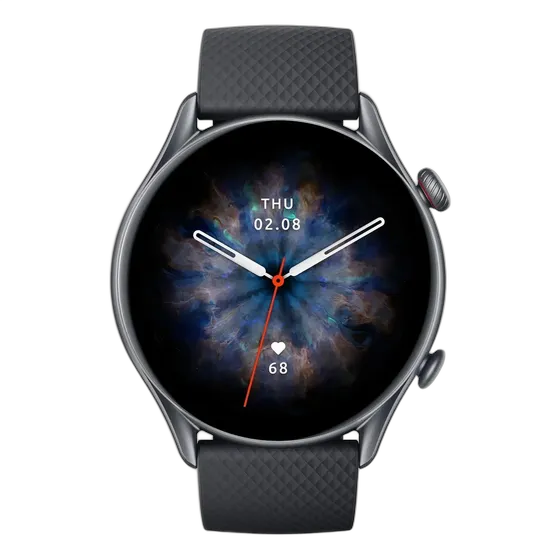 Amazfit GTR 3 Pro Smartwatch – Black Infinite, AMOLED Display and GPS