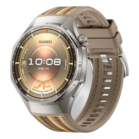HUAWEI WATCH GT 6 Pro Smartwatch 46mm, Up to 21 Days Battery Life, 100+ Sports Modes, Trail Running, Golf, Cycling, ECG Analysis, Compatible with iOS and Android, GPS, Brown