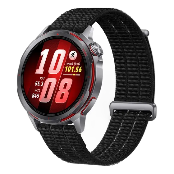 Smartwatch HUAWEI WATCH GT Runner 2 Battery Life Up to 14 Days Precision Positioning Smart Marathon Mode GPS ECG Compatible with iOS and Android Black Includes an Extra Strap