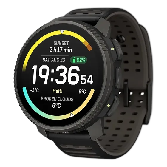 Suunto Vertical 2 Titanium Smartwatch GPS AMOLED Display Black