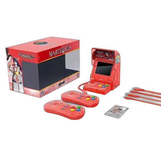 SNK Neo Geo Mini Samurai Shodown Limited Edition Bundle Nakoruru Red