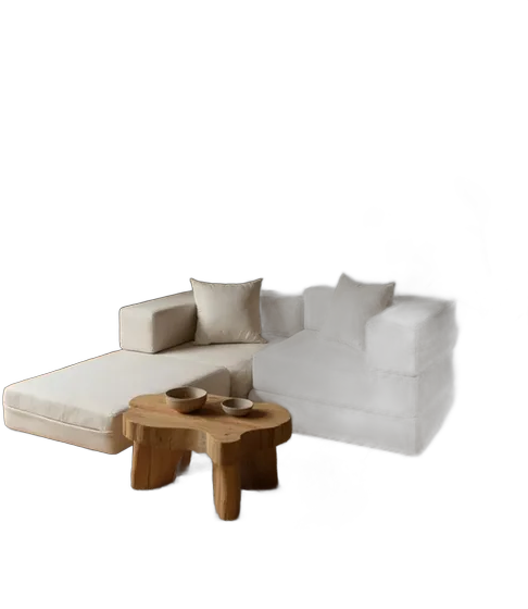 Modifika Cobbi Versatile Double Sofa Bed, Modern Foldable Modular 160x180, D33 Foam, Bouclé, Washable Zip-Off Cover, Wood-Free, Fully Assembled, 120kg Capacity, Beige