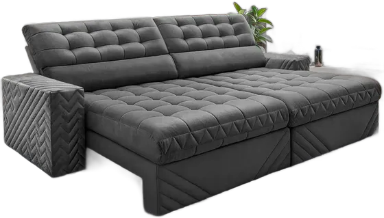 Max Spring Sliding & Reclining Sofa 2.70m, Pocket Springs