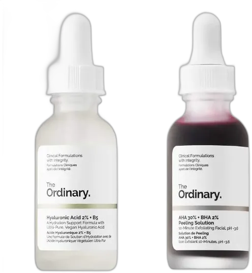 The Ordinary Hydrating Facial Serum and Peeling Solution
