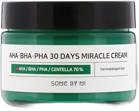Some By Mi Miracle Cream Aha Bha Pha 30 Days Anti-Acne Facial Cream 50ml