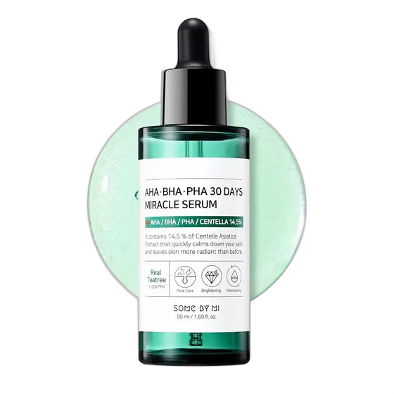 Some By Mi Serum AHA BHA PHA 30 Days Miracle Anti Acne 50ml All Skin Types Day/Night