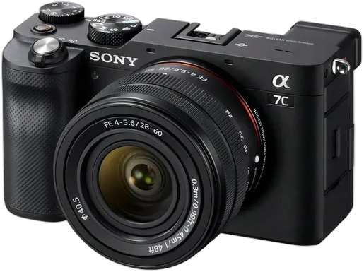 Sony Alpha 7C Kit + SEL2860 Lens ILCE-7CL Advanced Compact, Black