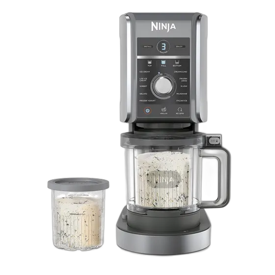 Ninja Creami Deluxe NC501 Ice Cream Maker 11 in 1 Original Imported USA 110V Silver