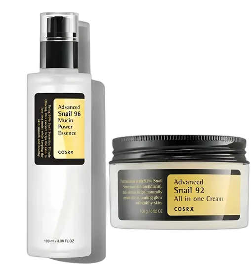 Ss Mucin Snail 92% Snail Power Essence And 96% Cosrx Advanced