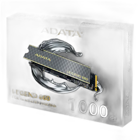 Ssd Adata Legend 860 1tb M.2 Nvme - Sleg-860-1000gcs Black