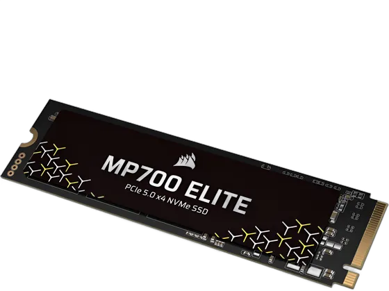 Corsair MP700 Elite SSD M.2 2280 1TB PCIe Gen 5.0 x4, Black