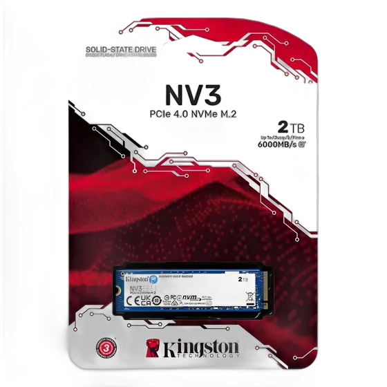 Kingston NV3 SSD M.2 NVMe 2280 2TB SNV3S/2000G PCIe Gen 4.0
