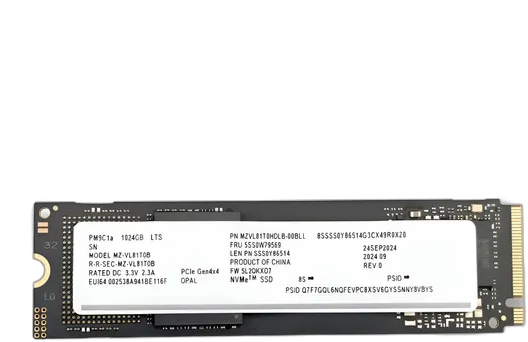 Ssd Samsung Pm9c1a 1tb M.2 2280 Nvme Pcie Gen4 X4 Gaming Black