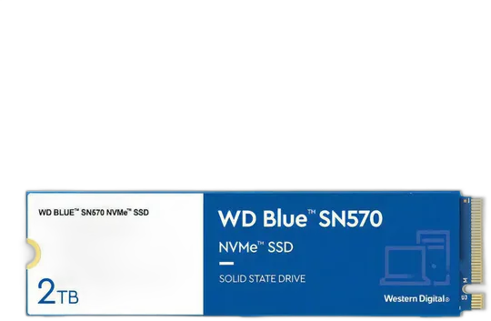 Western Digital Blue SN570 SSD 2TB NVMe M.2 2280 WDS200T3B0C