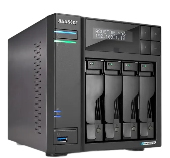 Asustor AS6704T NAS Storage Intel Quad-Core 2.90 GHz 4GB DDR4