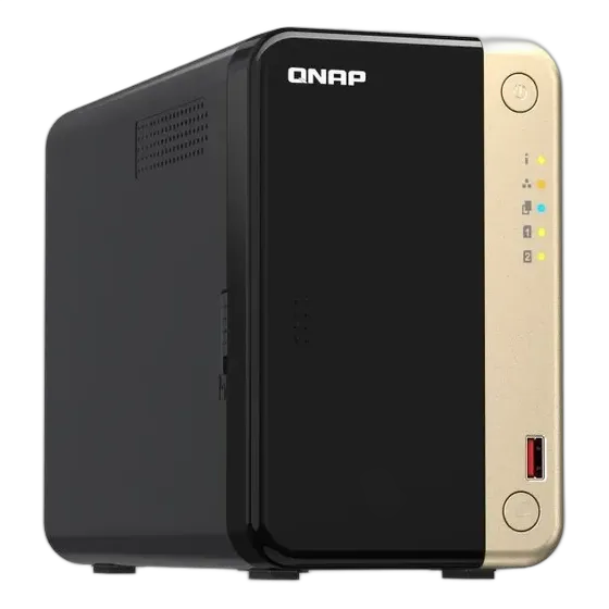 QNAP TS-264-8G Storage, Intel Celeron N5095, 8GB RAM, 2-Bay
