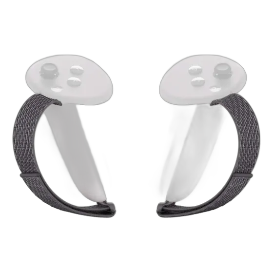 Meta Active Straps Gray Adjustable Nylon for Quest 3 3s