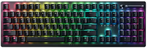 Razer DeathStalker V2 Pro Optical Gaming Keyboard, RGB, Wireless, Low Profile, Red Switch, ANSI, Black, RZ0304360200