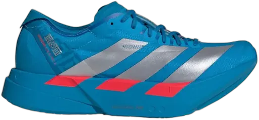 Adidas Adizero Adios Pro 4 Sneakers Blue and Silver Women's