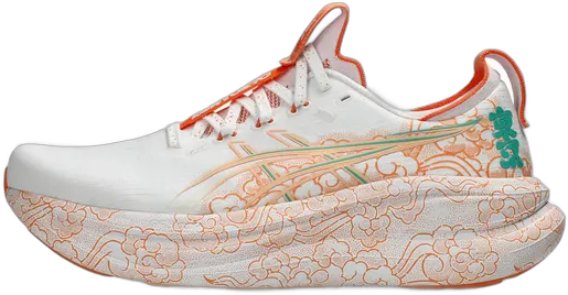 Asics Gel Nimbus 28 Sneakers - Women's - White/Orange