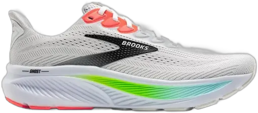 Brooks Ghost 17 Men's Shoes Gray/White