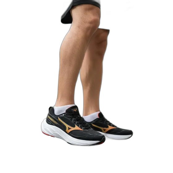 Mizuno Space 5 Sneakers - Men's - Black-Orange