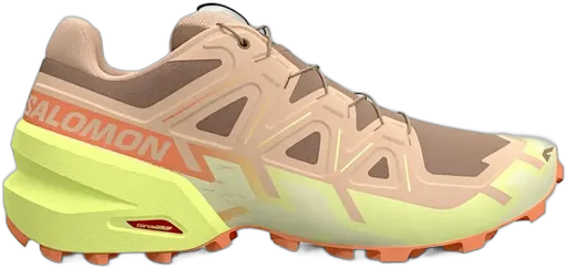 Salomon Speedcross 6 Women's Shoes Cream and Brown
