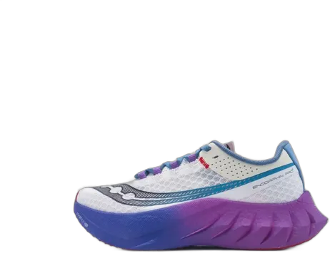 Saucony White Purple Red Carbon Unisex Running Shoes