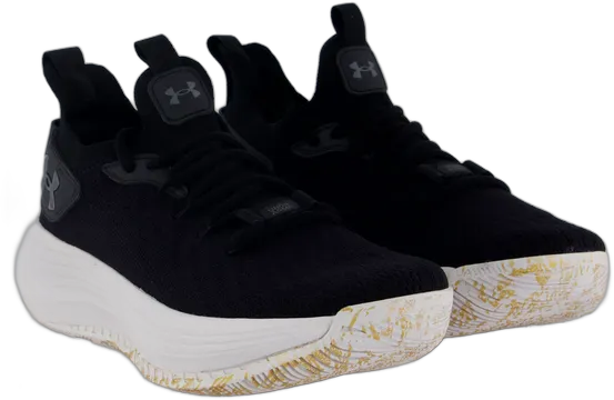 Under Armour Hooper Black and White Sneakers