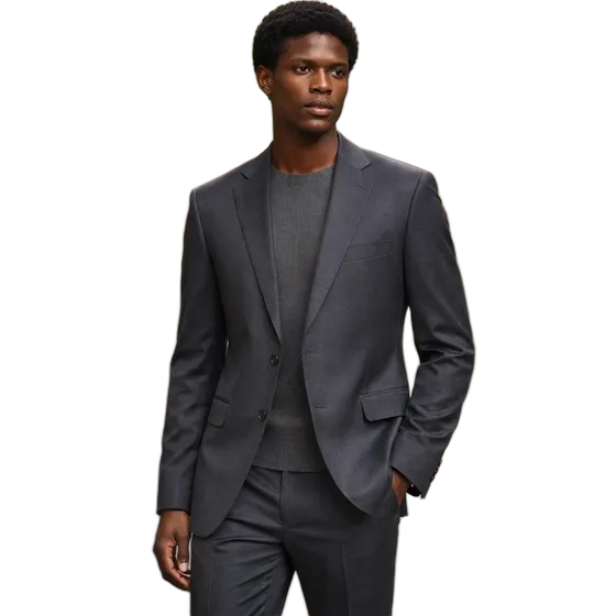 Aramis Regular Fit Suit with Elastane Charcoal Grey
