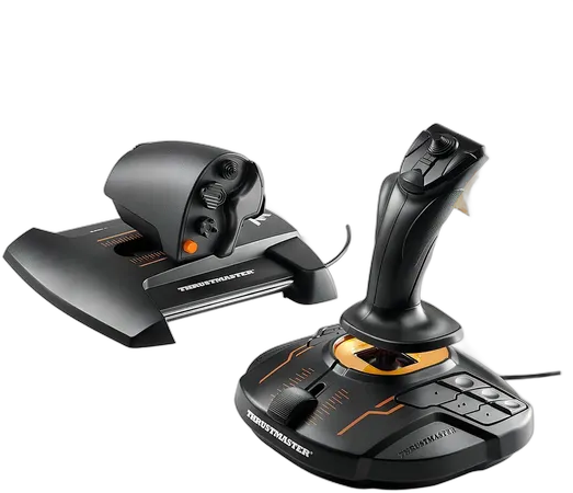 Thrustmaster T.16000M FCS Hotas with Throttle - PC, Black