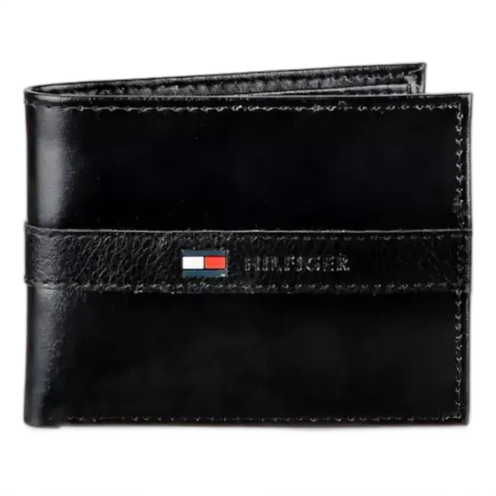 Tommy Hilfiger 31TL22X062 genuine leather wallet color black