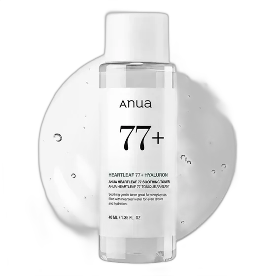 Facial Toner Anua Heartleaf 77+ Hyaluron Soothing 40ml