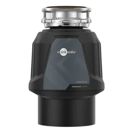 InSinkErator Premium 700 SR Food Waste Disposer 0.75HP Eco-Friendly Black and Gray 127V