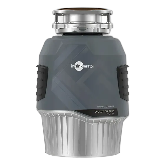 InSinkErator Evolution Plus 1000 SR Food Waste Disposer 450W Quiet Eco-Friendly Grey and Silver