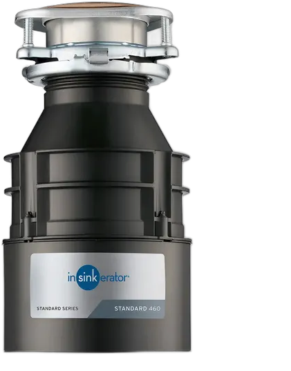 InSinkErator Standard 460 Eco Sink Food Waste Disposer, 220 Volts, Black